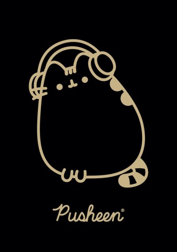 PUSHEEN PUSZIN štvorčekový zošit A5, 60 listov Cat Kitty, mix vzorov PUSZIN