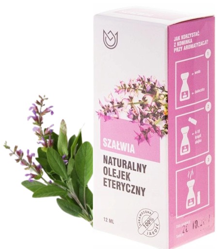 ŠALVIOVÝ esenciálny olej prírodný 100% ŠALVI Aromaterapia Natura 10ML