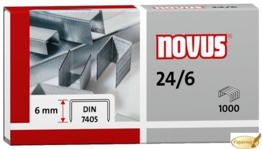Spony NOVUS 24/6 DIN 1000 ks. 040-0158