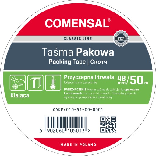 COMENSAL Lepiaca BALiaca páska hnedá 48/50