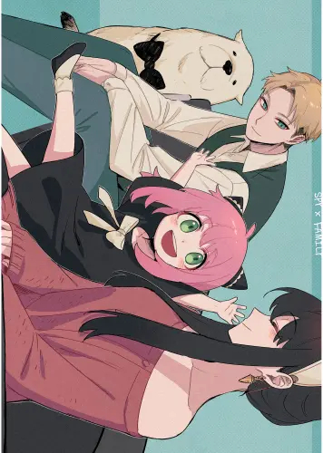 Anime Manga Spy x Rodinný plagát SXF_060 A3