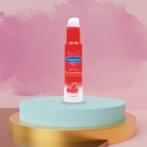 Pasante Sensual Strawberry Lube intímny gél 75 ml jahoda