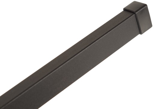 SILNÉ PODPORNÉ NOHY PRE DVERE BRÁNY 30CM PROFIL 20x30MM ČIERNE POĽSKO