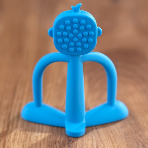 GILIGUMS Bezpečné hryzátko MONKEY TURQUOISE 31308