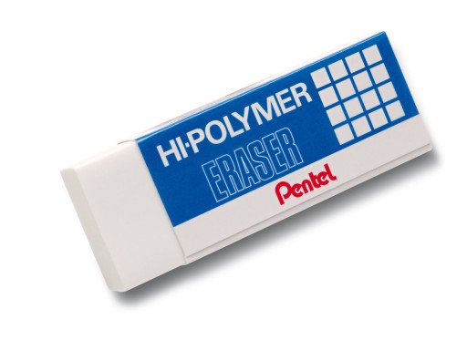PENTEL ZEH-10 flexibilná a mäkká guma na ceruzky
