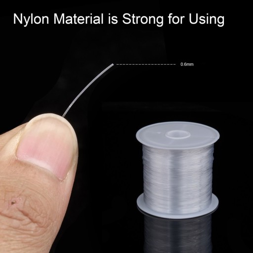Monofilové nite na soutache Monofil Nylon 0,6mm 20m
