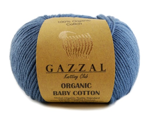GAZZAL BIO BABY COTTON 434 tmavá džínsová priadza