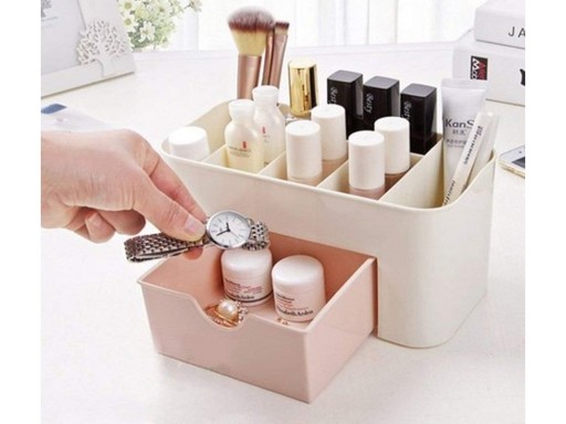 ORGANIZÉR BOX NA KOZMETIKU, ŠPERKY, HODINKY