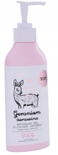 GÉL NA INTÍMNU HYGIENU YOPE GERANIUM CRANBERRY