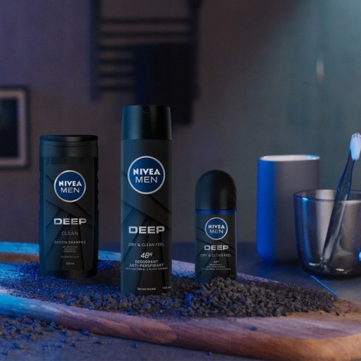 NIVEA Pánsky antiperspirant roll-on MEN Deep 50ml