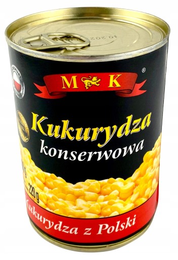 KONZERVOVANÁ KUKURICA Z POĽSKA MK 400g