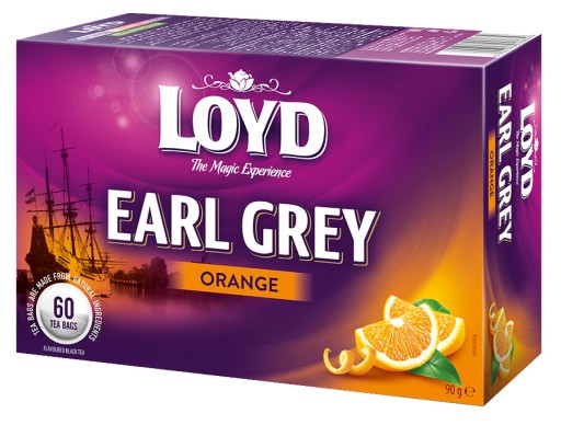 Earl Grey Express čierny čaj pomaranč a bergamot 60 ks