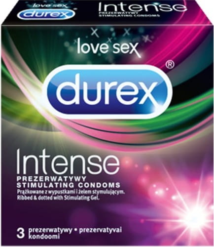 DUREX Intense stimulačné kondómy 3 ks