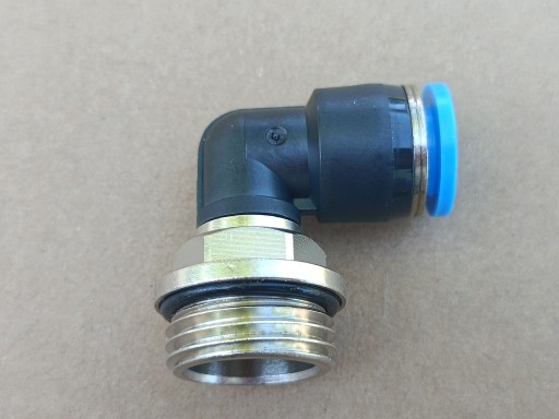Uhlový pneumatický zásuvný konektor fi 10mm závit 1/2