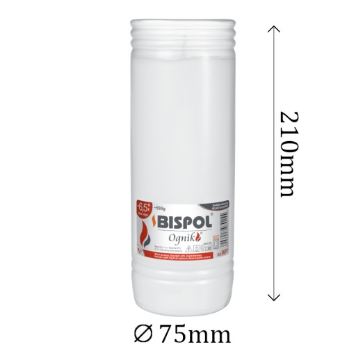 Vložka do sviečky parafínová BISPOL WP7 156h 1 ks