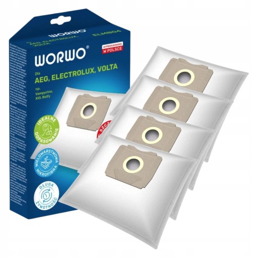 Vrecká do vysávača Worwo ELMB04K Electrolux