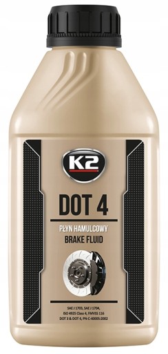 K2 BRZDOVÁ KVAPALINA DOT 4 T104 500 ML DOT4 DOT-4