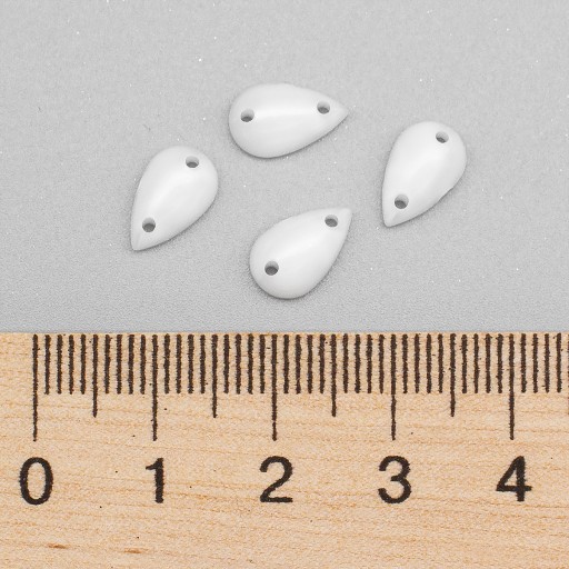 Štrasové kamienky na šitie akrylové kvapky 10x6x4mm 20 ks