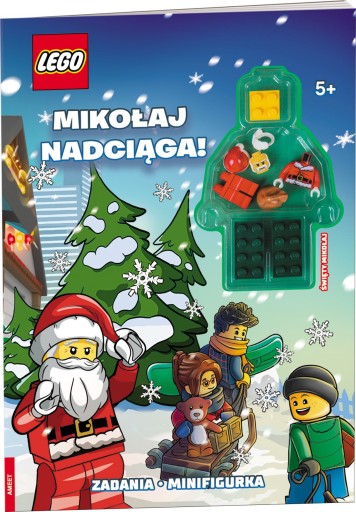 LEGO zmiešané motívy. Santa sa blíži! + POSTAVA + TAŠKA + BLOKY