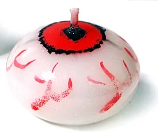 Dekorácia HALLOWEEN - Plávajúca sviečka EYE!