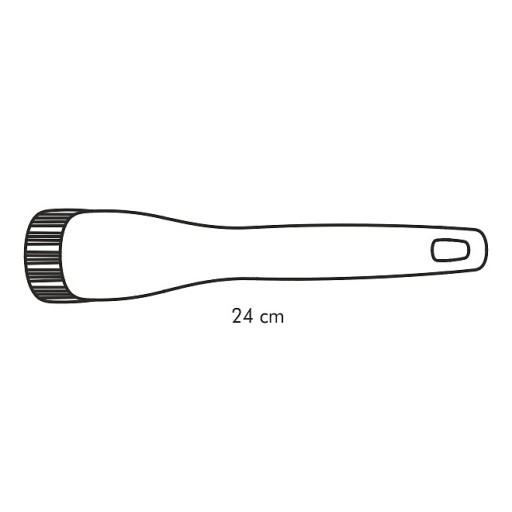KUCHYŇSKÁ KEFA na DRHNUTIE a UMÝVANIE RIADU, BIELY nylon TESCOMA