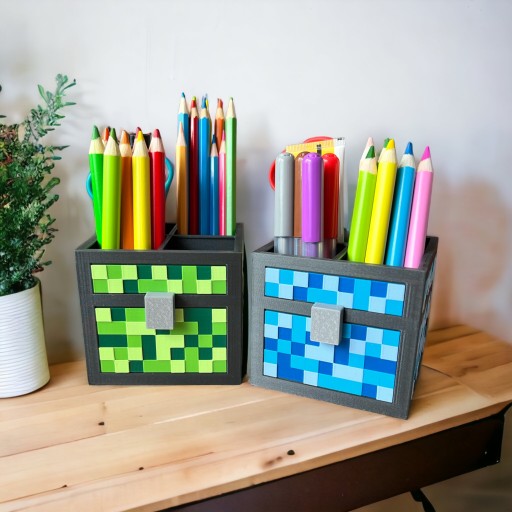 KAJAWIS písmená L dekorácie 3D písmená na stenu v štýle nálepiek MINECRAFT 1ks