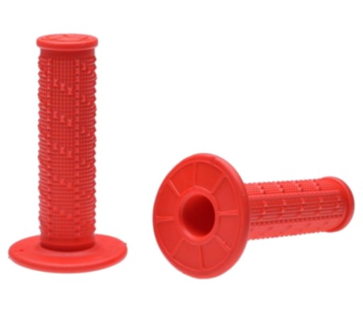 Cross Enduro Pit Bike rukoväte Rubber Red 22 / 24,5 - 119 mm