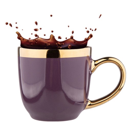Elegantný porcelánový hrnček Altom Design Aurora Gold 300 ml