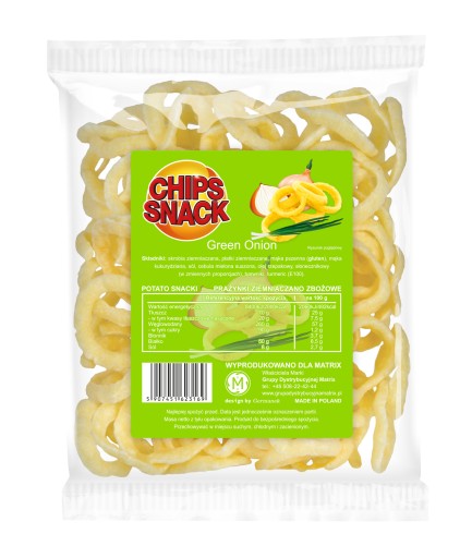 Zelené cibuľové lupienky 60 g Matrix
