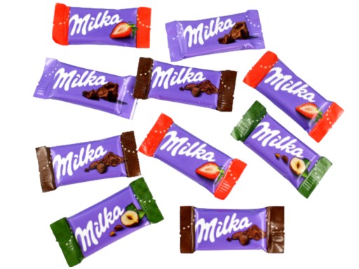 Milka Naps sada čokoládových sladkostí 10 ks darčekový mix k narodeninám