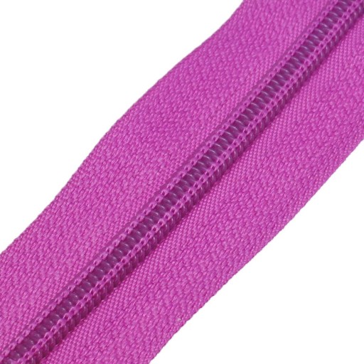 ZIPPER TAPE zips ružová farba 304 1 METER