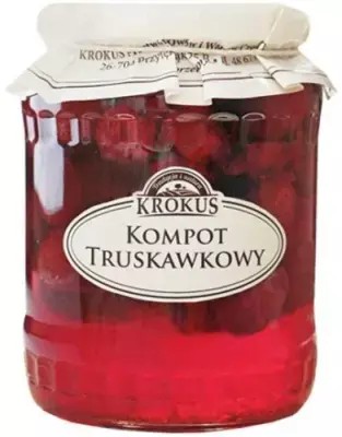 JAHODOVÝ kompót 640 g (260 g) Crocus