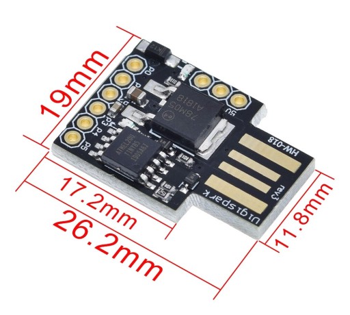 353 ATTiny85 USB Digispark Arduino modul