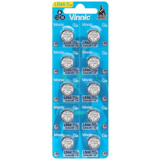 Vinnic AG13 LR44 batéria 1,5V blister 10 ks.