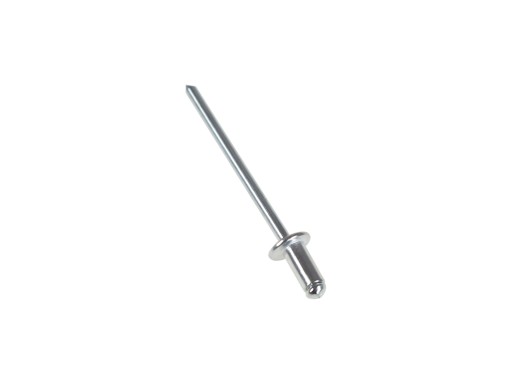 SADA HLINÍKOVÝCH SLEPÝCH NITOV 50 KUSOV 3,2x6,4mm