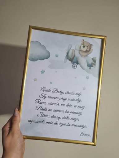 Plagát Anjel Boží modlitba