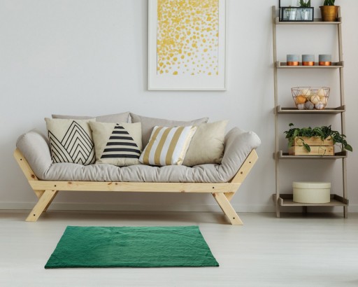 Koberec 40x60 Mäkká plyšová kožušina do spálne, kúpeľňa králik 114