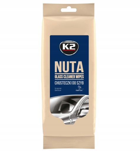 K2 NUTA vlhčené Utierky na čistenie OKIEN