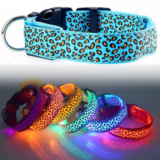 SVIETIACI LED GOLIER PRE PSA MAČKU Leopard S M L