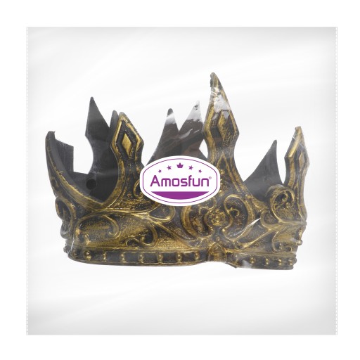 ROYAL IMPERIAL CROWN kráľovský cosplay realistický vzhľad v zlatých tónoch