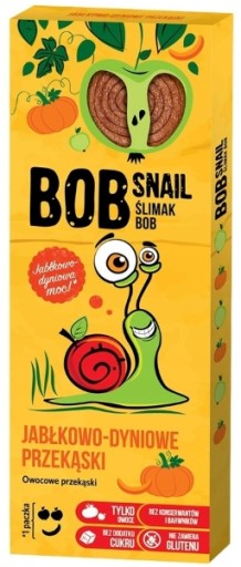 SNAIL Bob Snail ROLL jablkovo-tekvicová roláda 30g PRÍRODNÁ OVOCNÁ SNACK