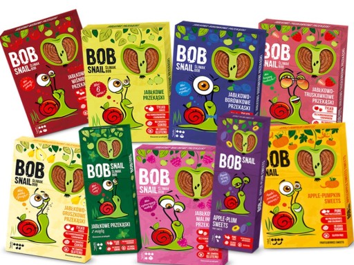 Bob Snail Snack jablko malina bezlepkové 60