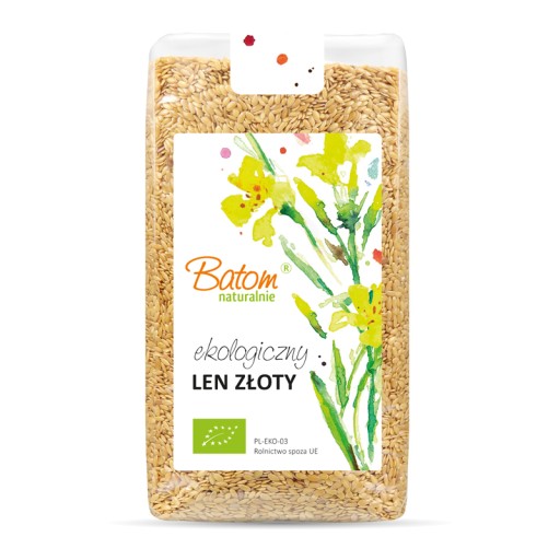 BIO ľanové semienko GOLD / zlatý ľan 500 g Batom