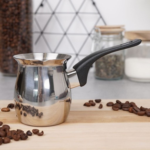 OCELOVÝ téglik na varenie tureckej kávy 200ml ACER