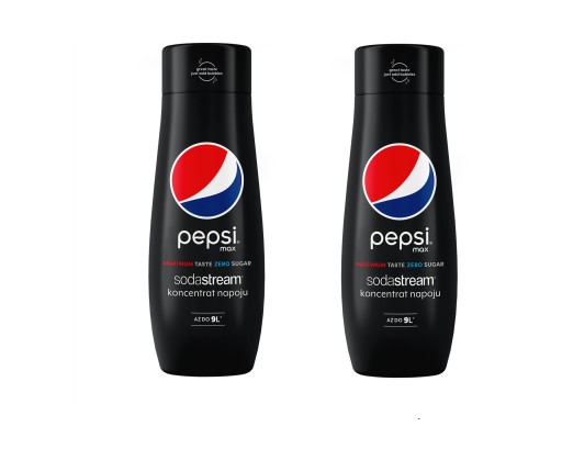 PEPSI MAX NULOVÝ KONCENTRÁT SIRUP PRE SODASTREAM SATURATOR 9L DRINK s 440ml