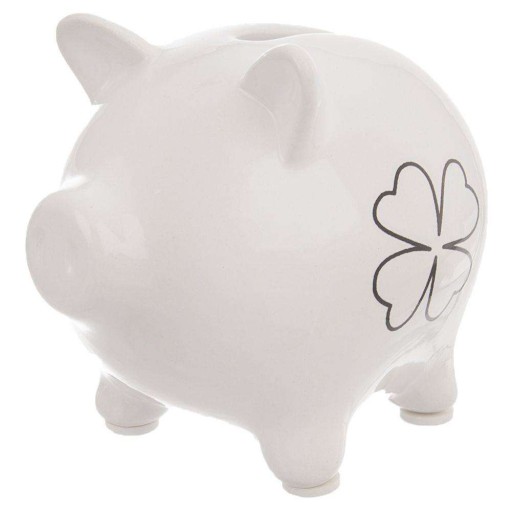 Keramické prasiatko PIG ďatelina 10 cm