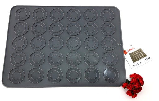 Silikónová forma na sušienky, COOKIES, makrónky, 30 ks
