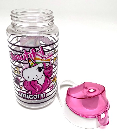 WATER BOTTLE hrnček na fľašu na vodu UNICORN 500ML