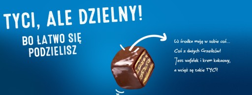 GRZEŚKI TYCI ČOKOLÁDOVÉ oblátky. DEZERT 120g