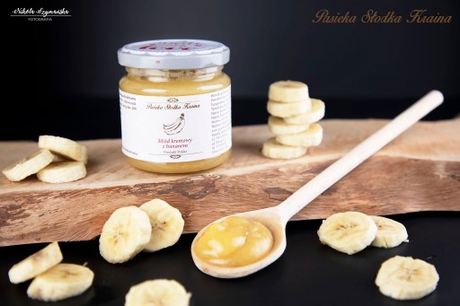 KRÉMOVÝ NEKTÁROVÝ MED S BANÁNOM APIARY SWEET LAND 250g NATURAL